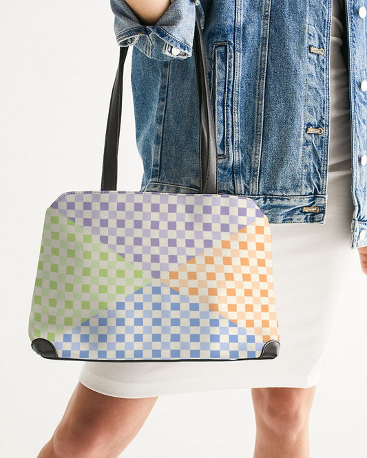 Criss Cross Check Multi Shoulder Bag