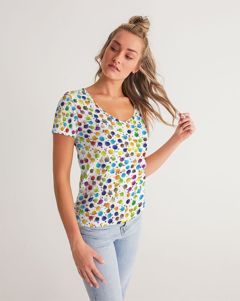 Happiness Women's V-Neck Tee