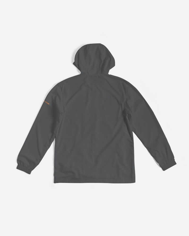 The Split Gray Men's Windbreaker | Alway Get Lucky