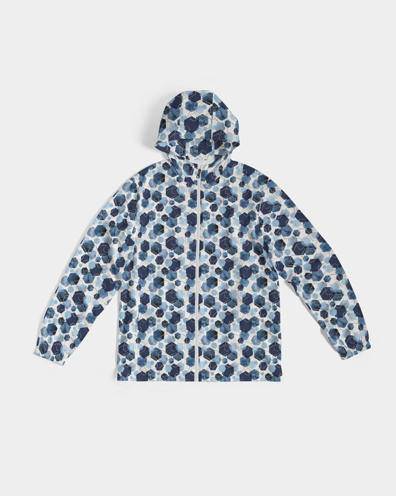 Night Diamonds Men's Windbreaker | Always get Lucky
