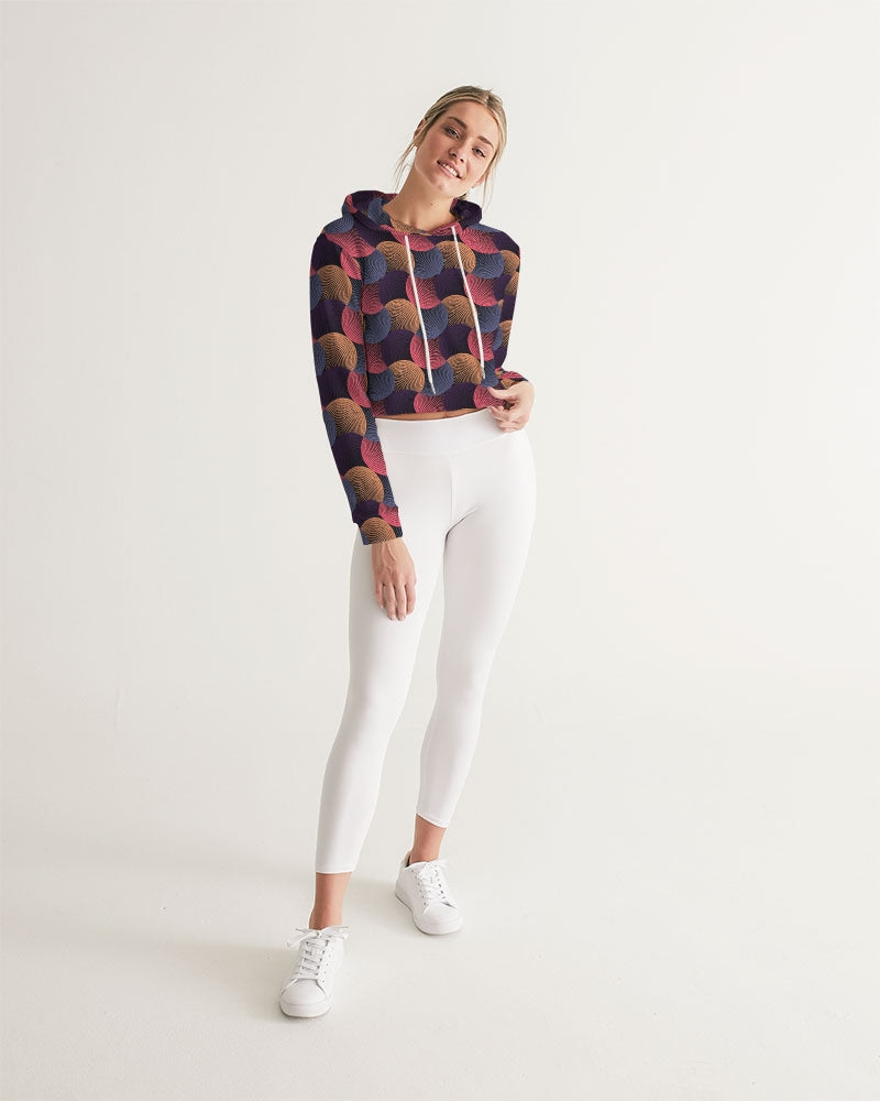 Parquet Women's Cropped Hoodie