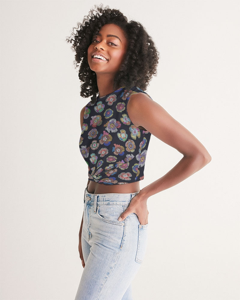 Blooming Women's Twist-Front Tank