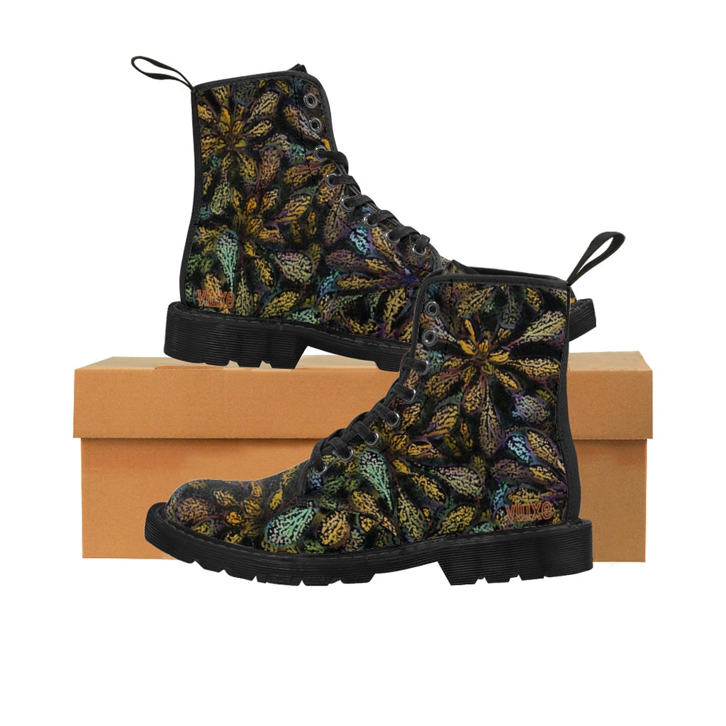 Desert Sunset Men's Canvas Boots