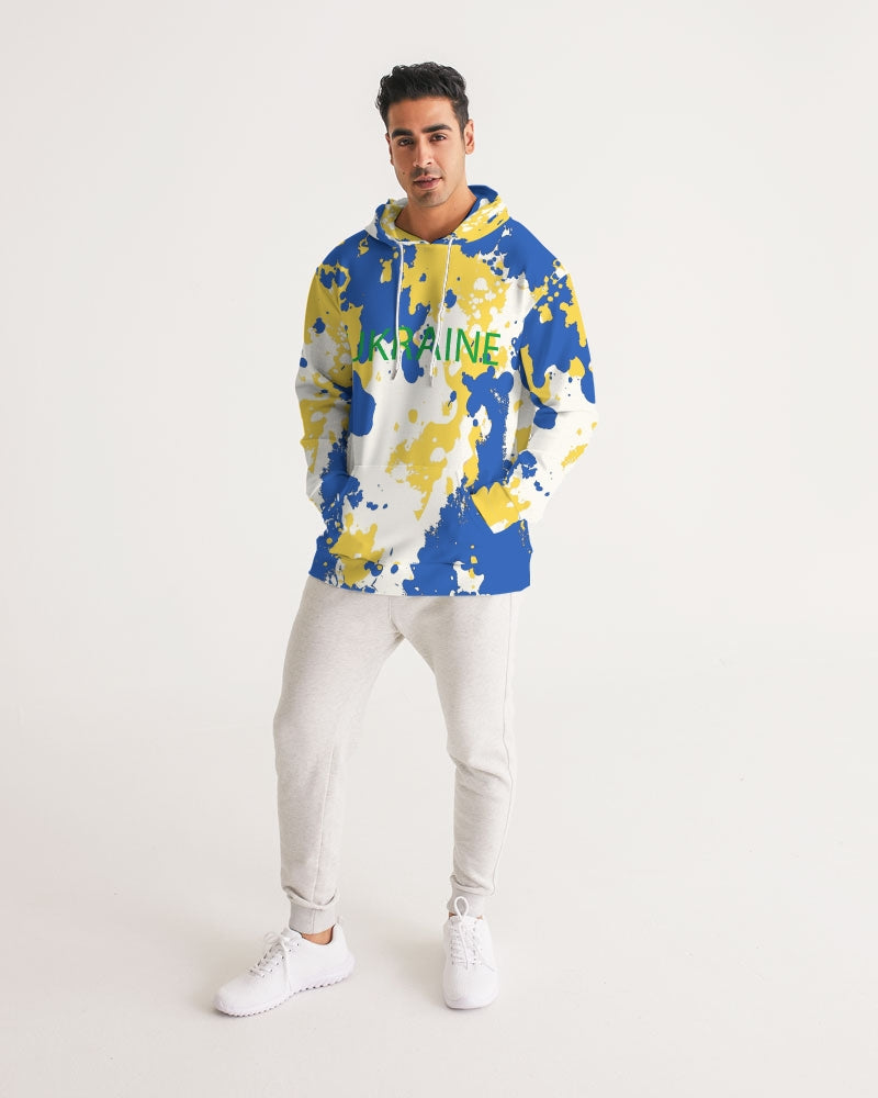 Ukrainaflage Men's Hoodie | Always Get Lucky