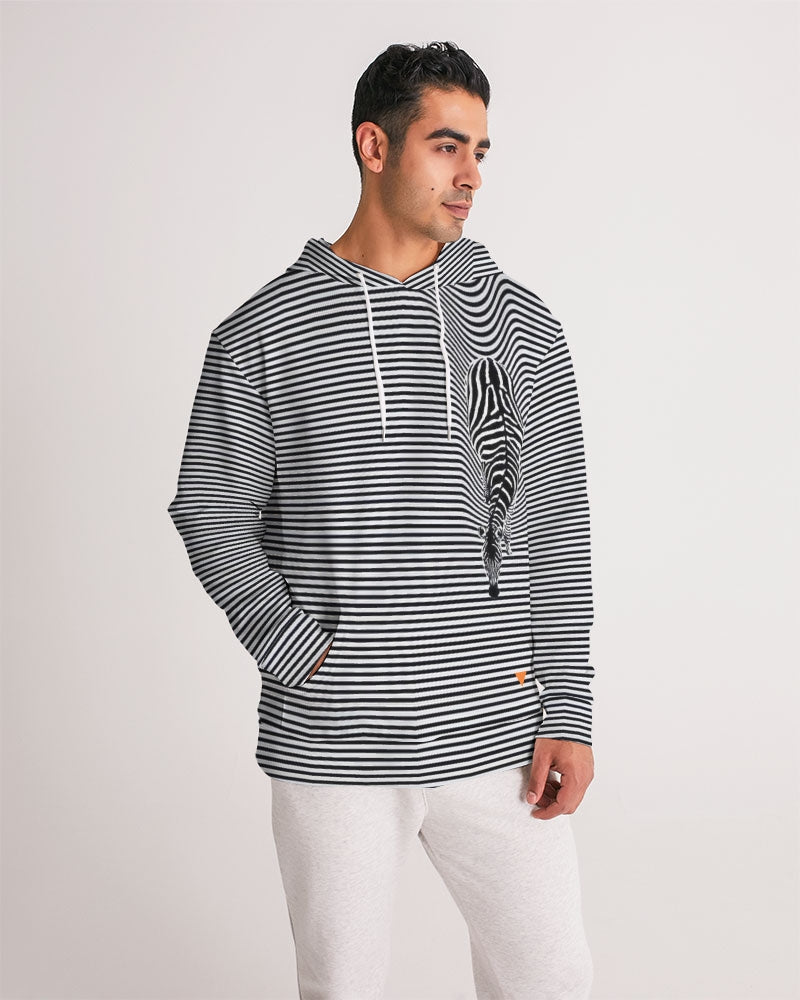 Zebra Men's Hoodie Always Get Lucky