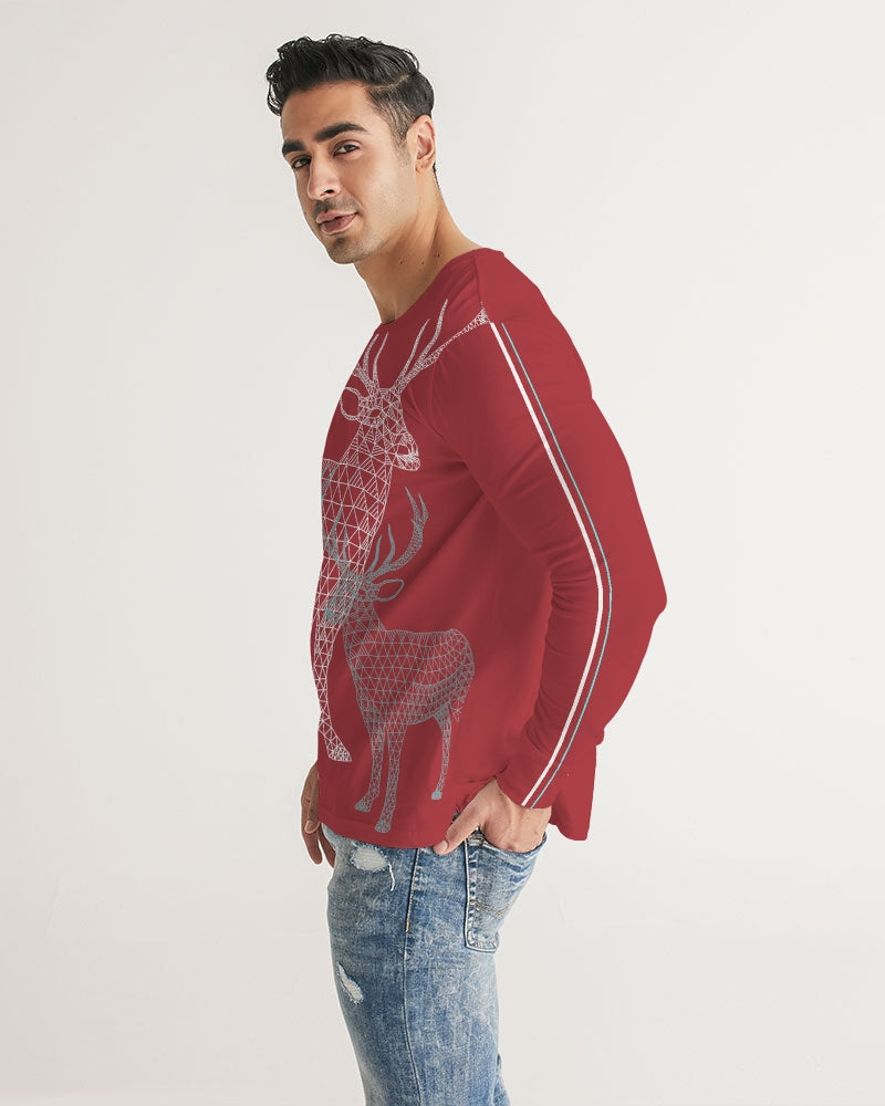 Norway Holiday Red Men's Long Sleeve Tee