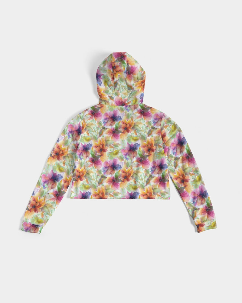 Fleur De Jardin Women's Cropped Hoodie