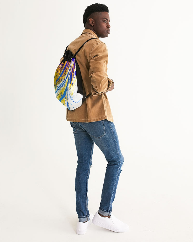 Splash Canvas Drawstring Bag