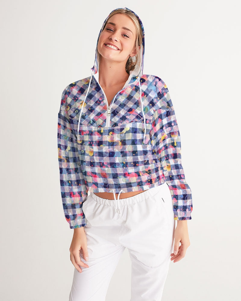 Style Explosion Women's Cropped Windbreaker