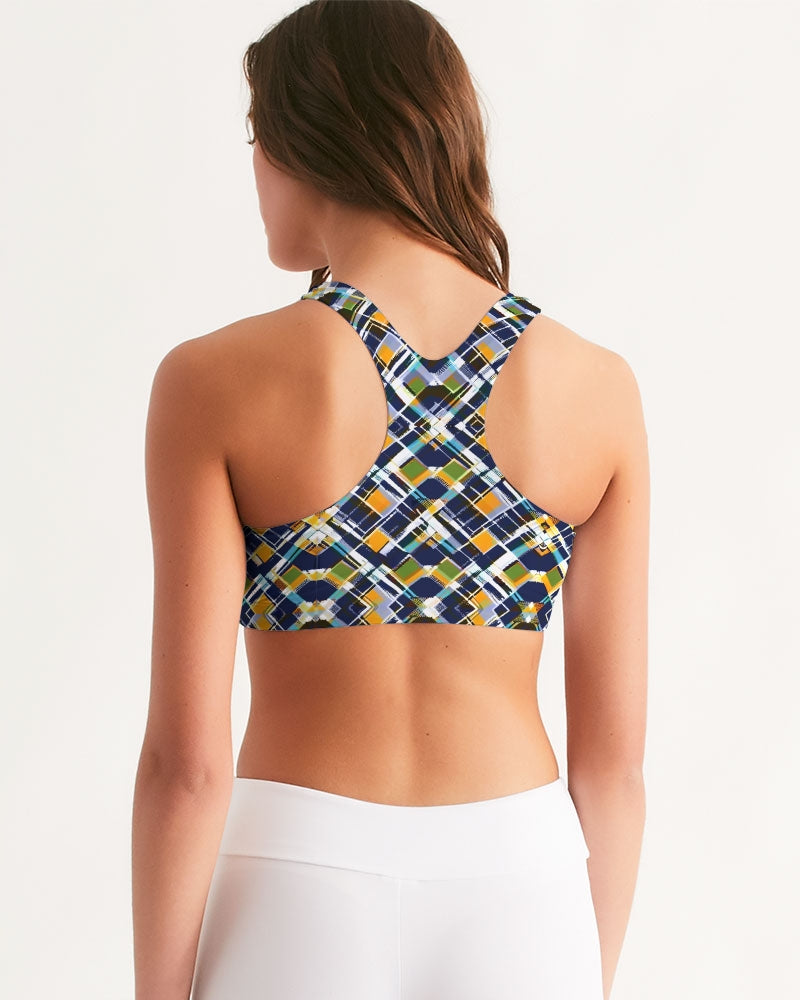 Argyle Future Women's Seamless Sports Bra | Always Get Lucky