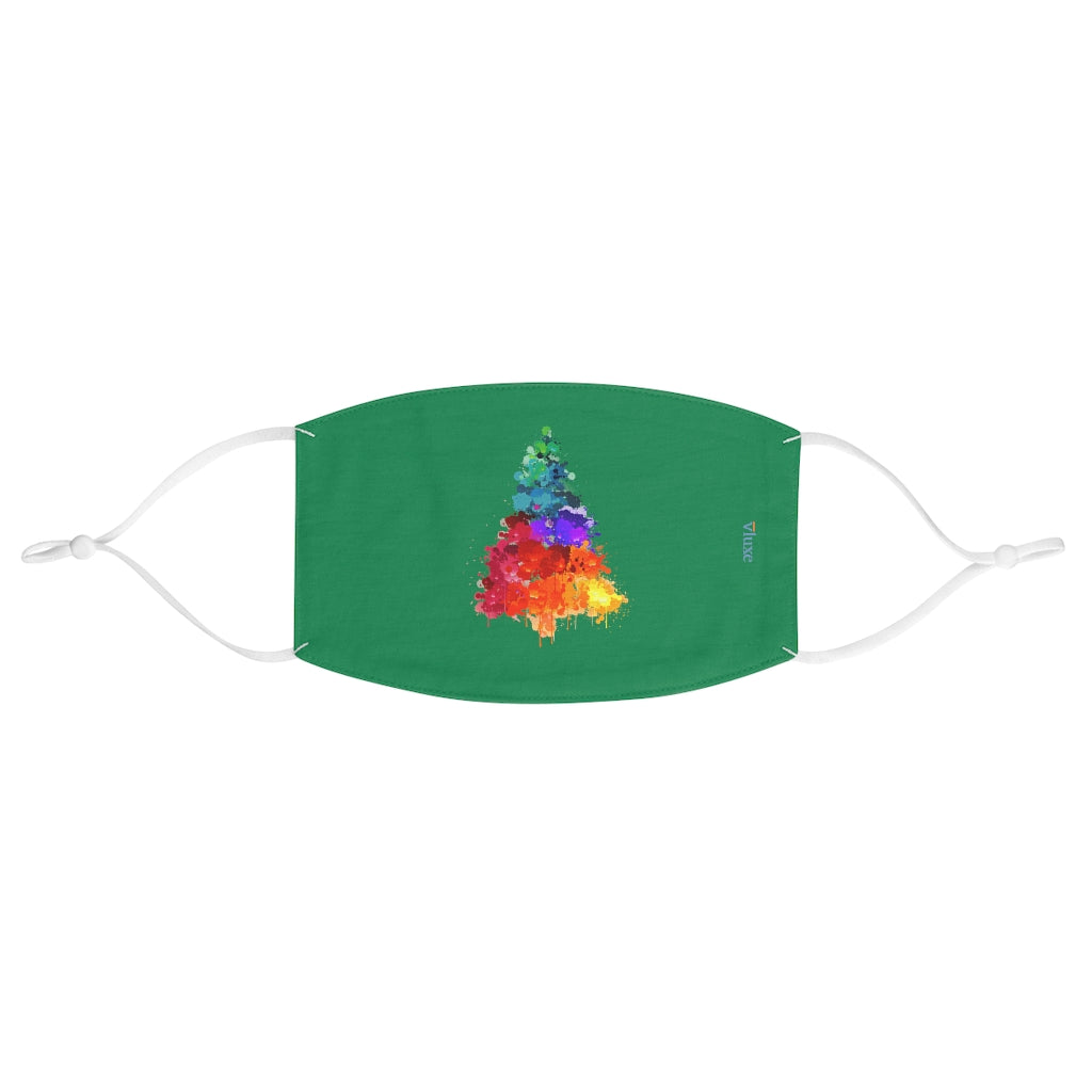 Christmas Tree Green Double Layer Fabric Face Mask from Vluxe by Lucky Nahum