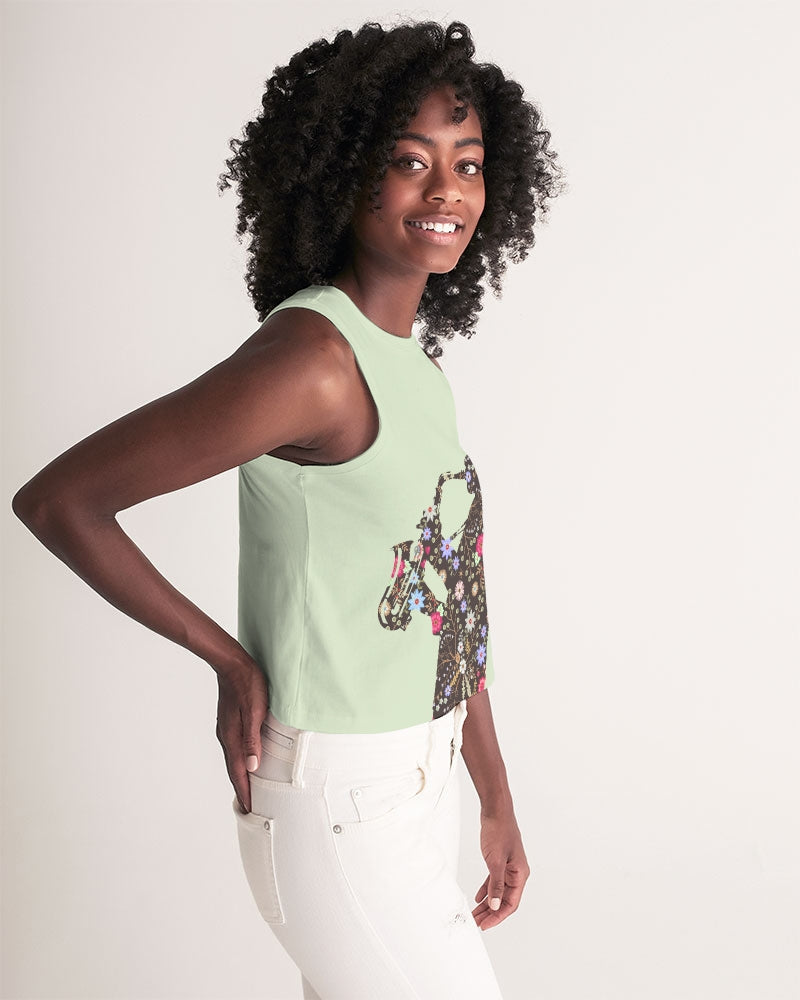 Jazz Man Women's Cropped Tank