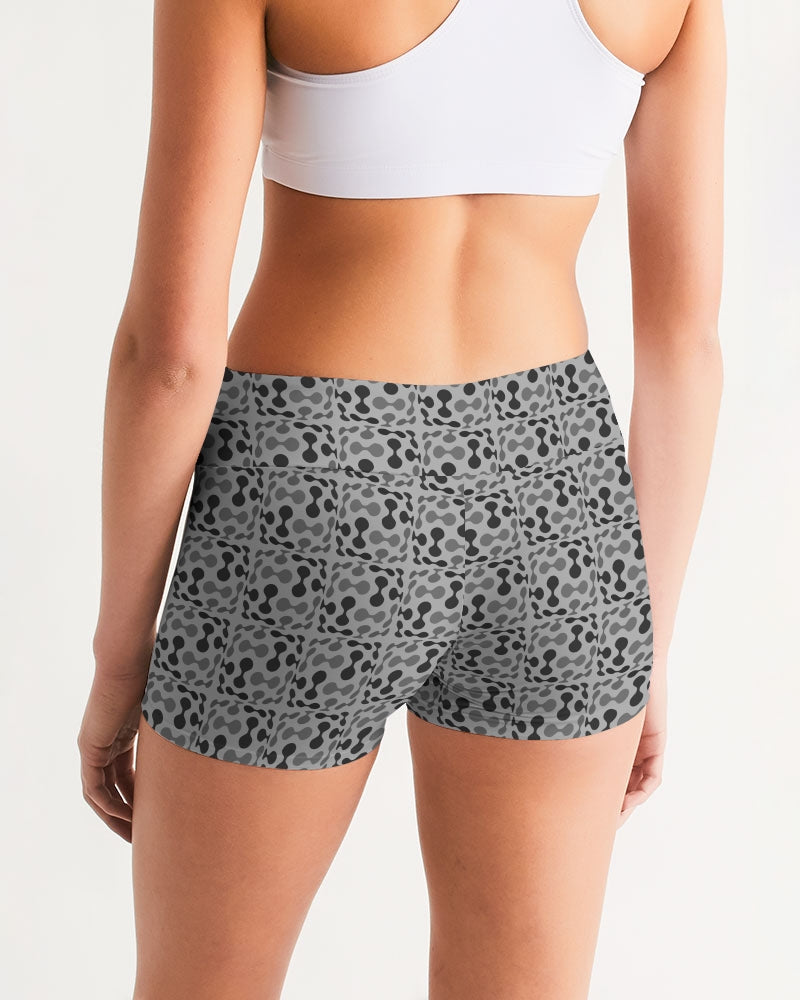 Camo Boom Women's Mid-Rise Yoga Shorts | Always Get Lucky