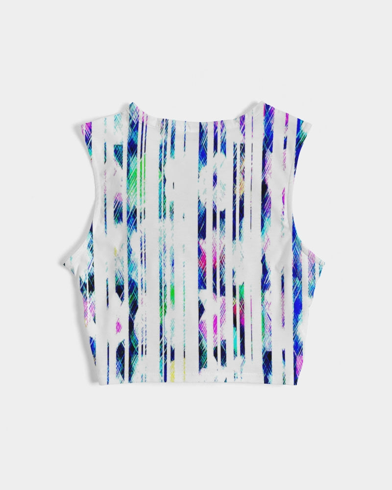 Blur The Lines Women's Twist-Front Tank