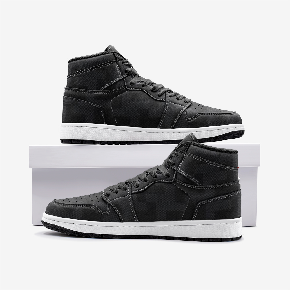 Trento Nero High Top Unisex Sneaker from Vluxe by Lucky Nahum