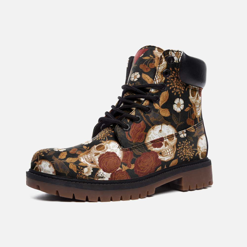Cinco De Mayo Casual Leather Lightweight Boots From Vluxe by Lucky Nahum