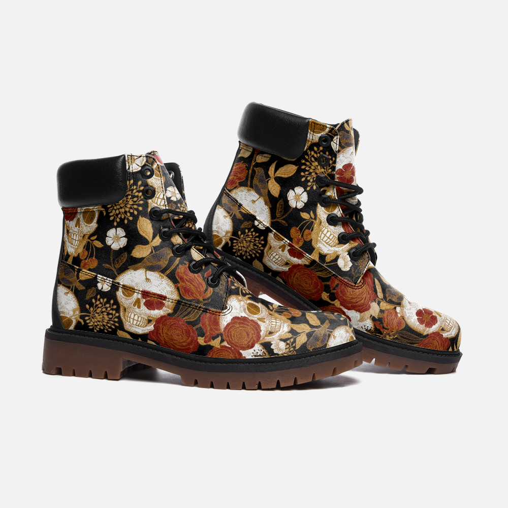 Cinco De Mayo Casual Leather Lightweight Boots From Vluxe by Lucky Nahum