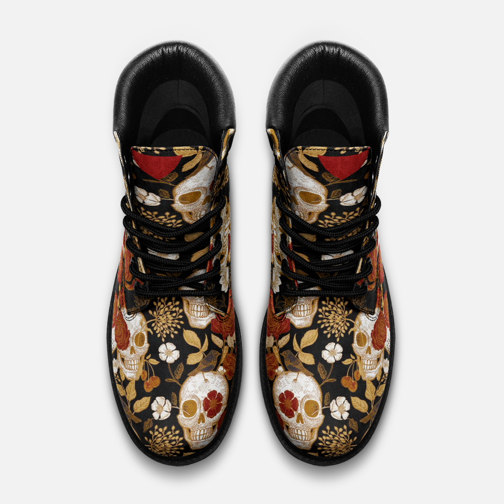 Cinco De Mayo Casual Leather Lightweight Boots From Vluxe by Lucky Nahum