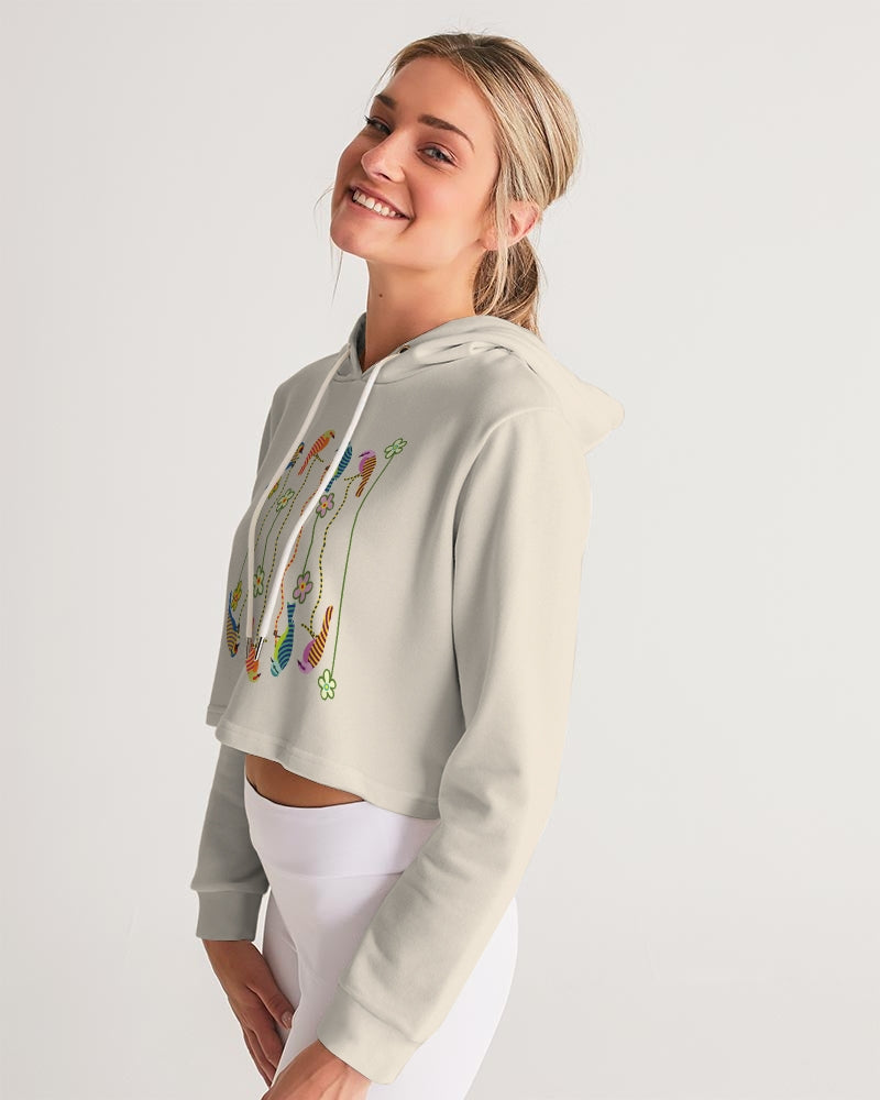 Cool Bird Women's Cropped Hoodie