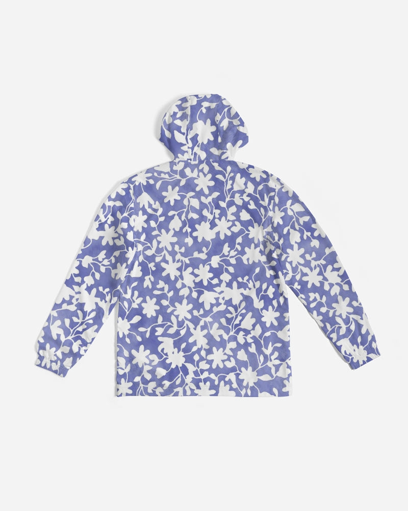 Camo Flower Sky Men's Windbreaker