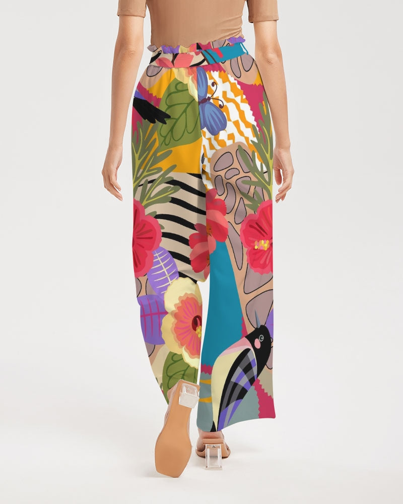 Bird of Paradise Women's High-Rise Wide Leg Pants