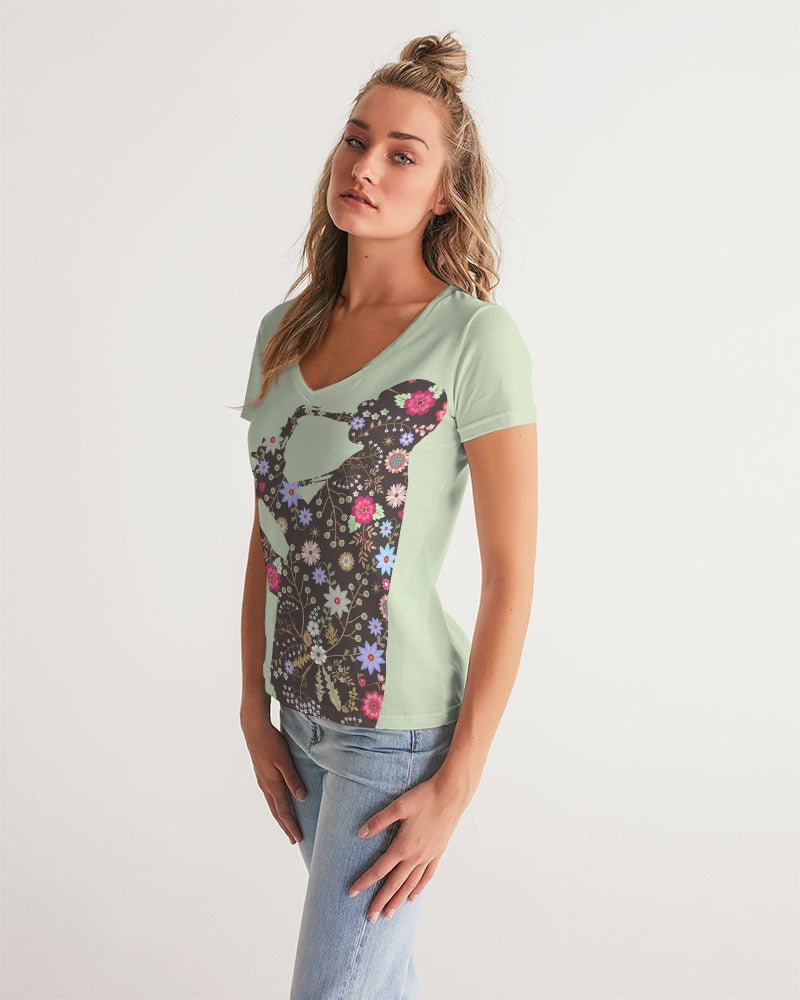 Jazz Man Women's V-Neck Tee
