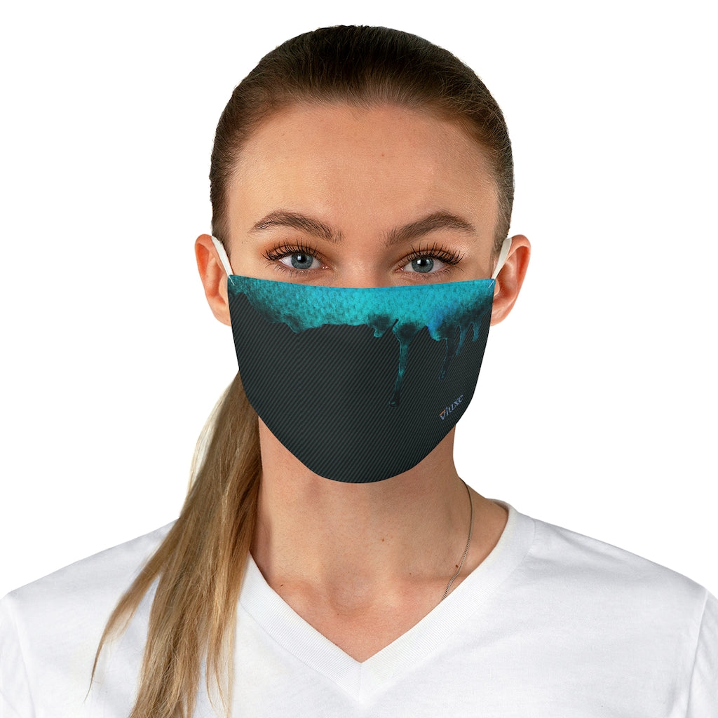 Dripped Marine Double Layer Fabric Face Mask from Vluxe by Lucky Nahum