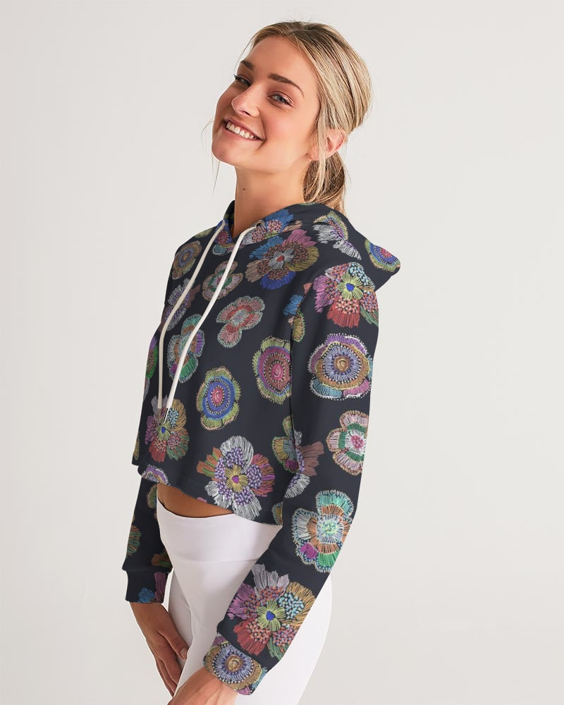 Blooming Women's Cropped Hoodie
