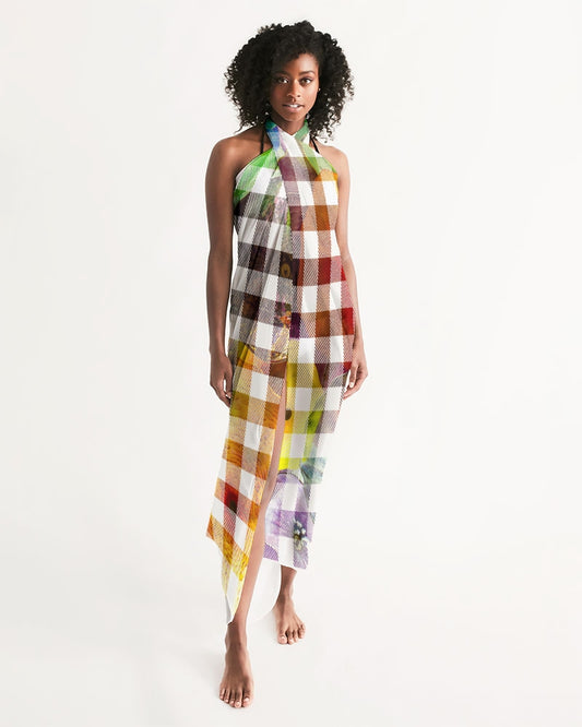 Fantasy Check Swim Cover Up