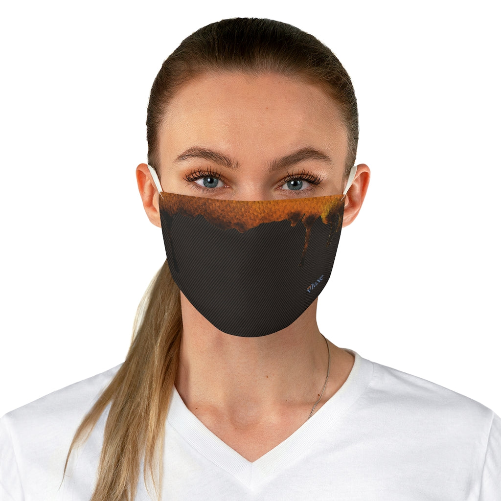 Dripped Coffee Double Layer Fabric Face Mask from Vluxe by Lucky Nahum