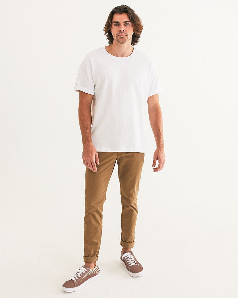 Solid State of Mind Terracotta Men's Faux-Leather Sneaker