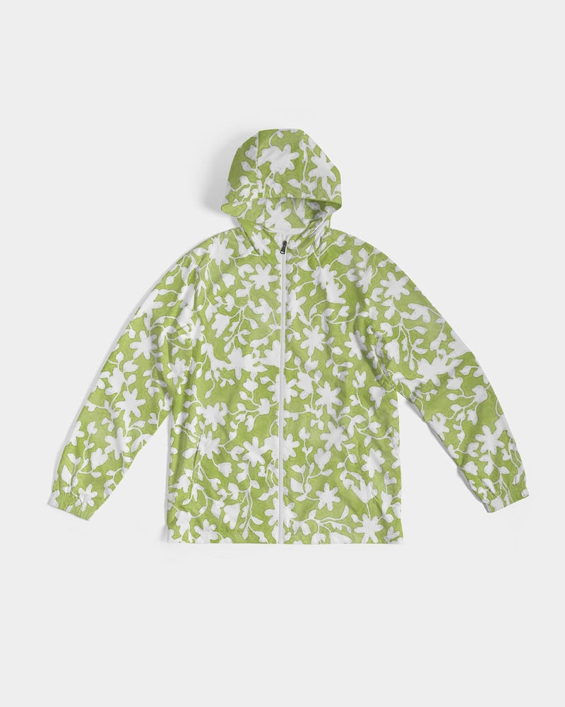 Camo Flower Grass Men's Windbreaker