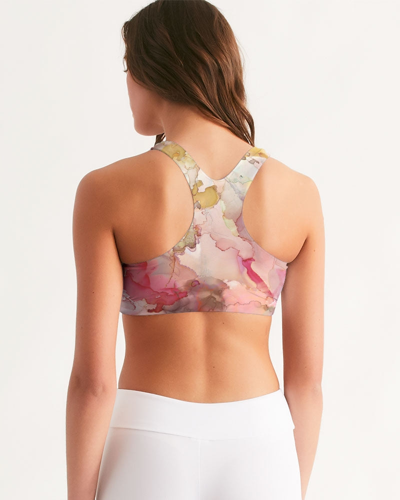Smoke Gets in Your Eyes Women's Seamless Sports Bra | Always Get Lucky