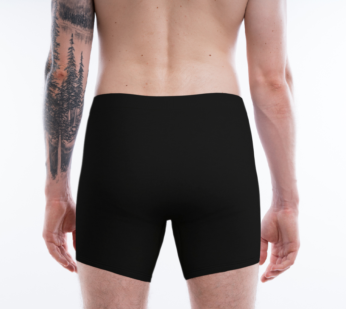 Lucky Lime Black/Red Men's Boxer Briefs
