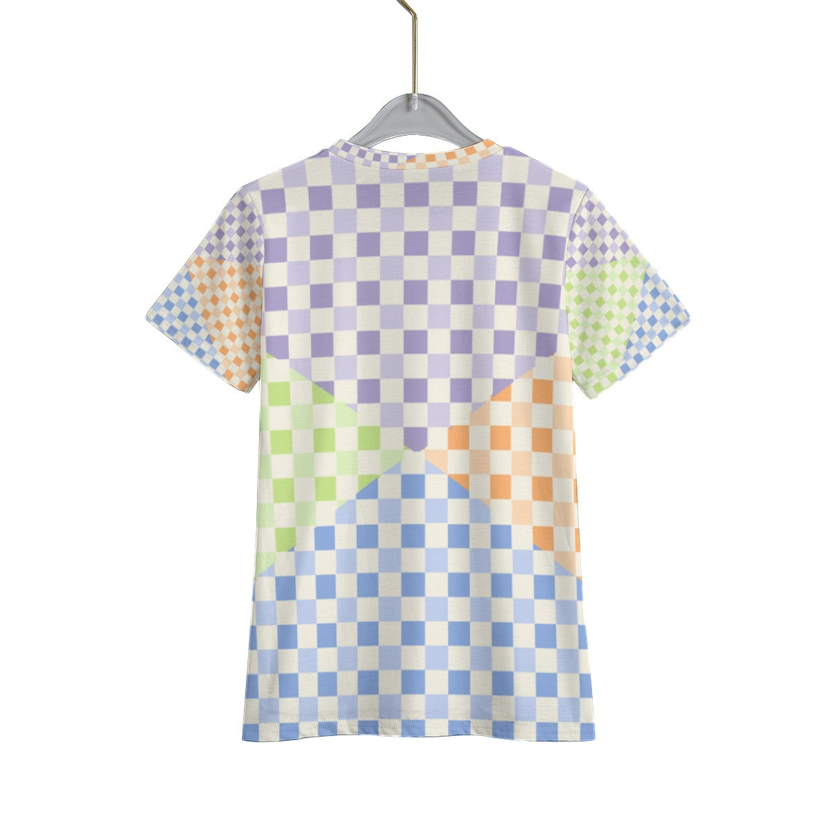 Criss Cross Check All-Over Print Kid's T-Shirt