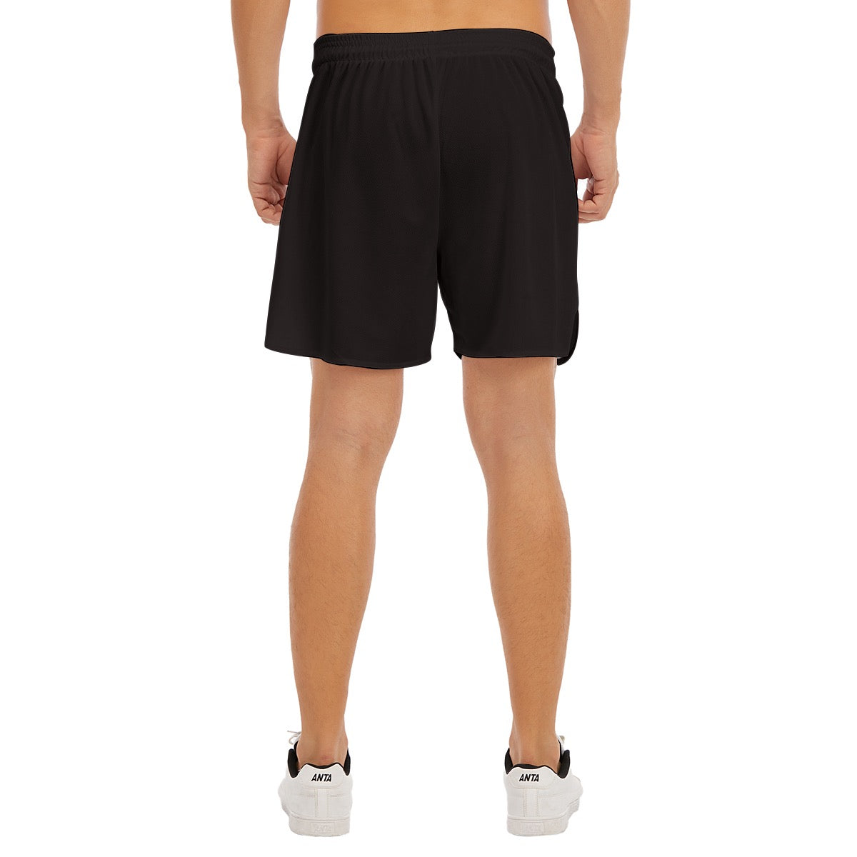 Palestra Black Men's Side Split Sport Shorts