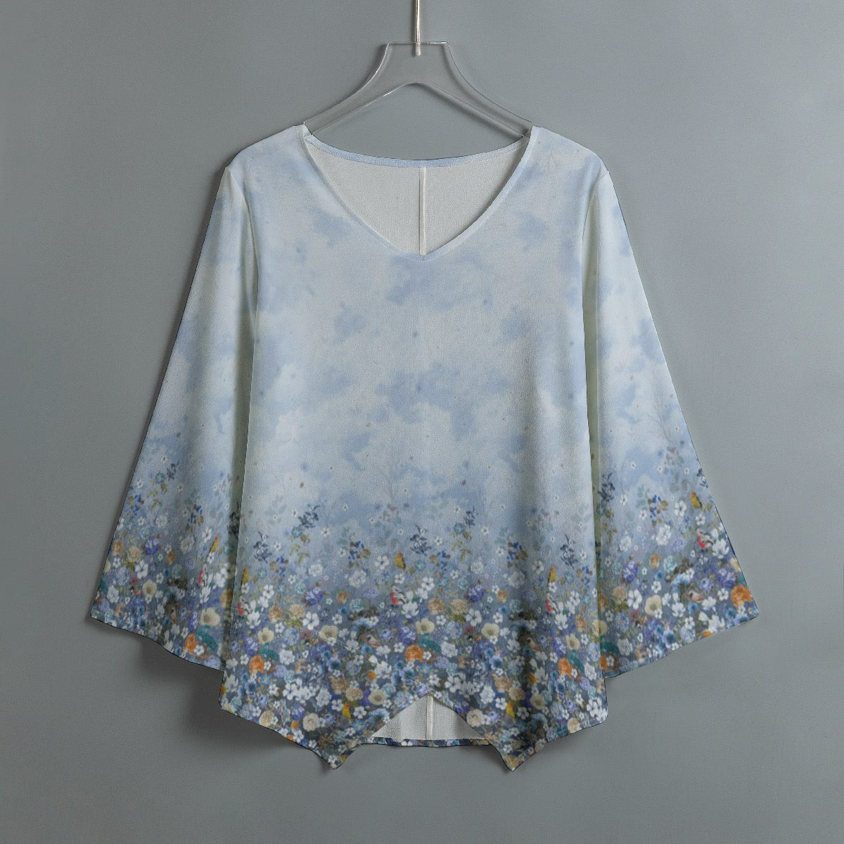 All-Over Print Women's V-neck T-shirt | Always Get Lucky