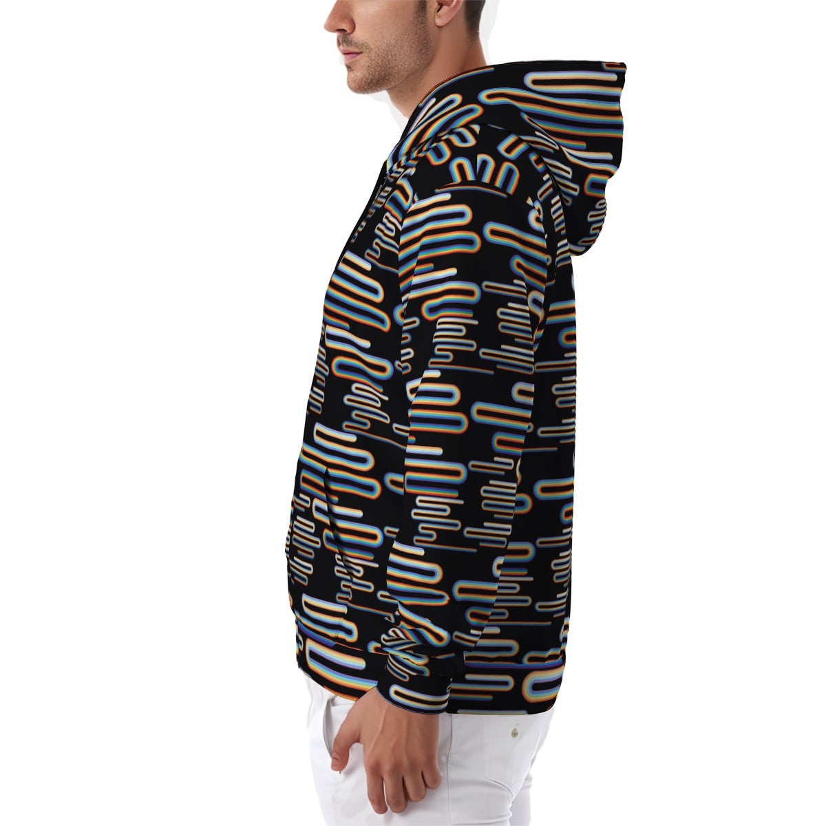 Stefano Zip Up Hoodie With Pocket | Always Get Lucky