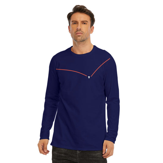 Vluxe Go Long Sleeve T-Shirt Cotton in Navy
