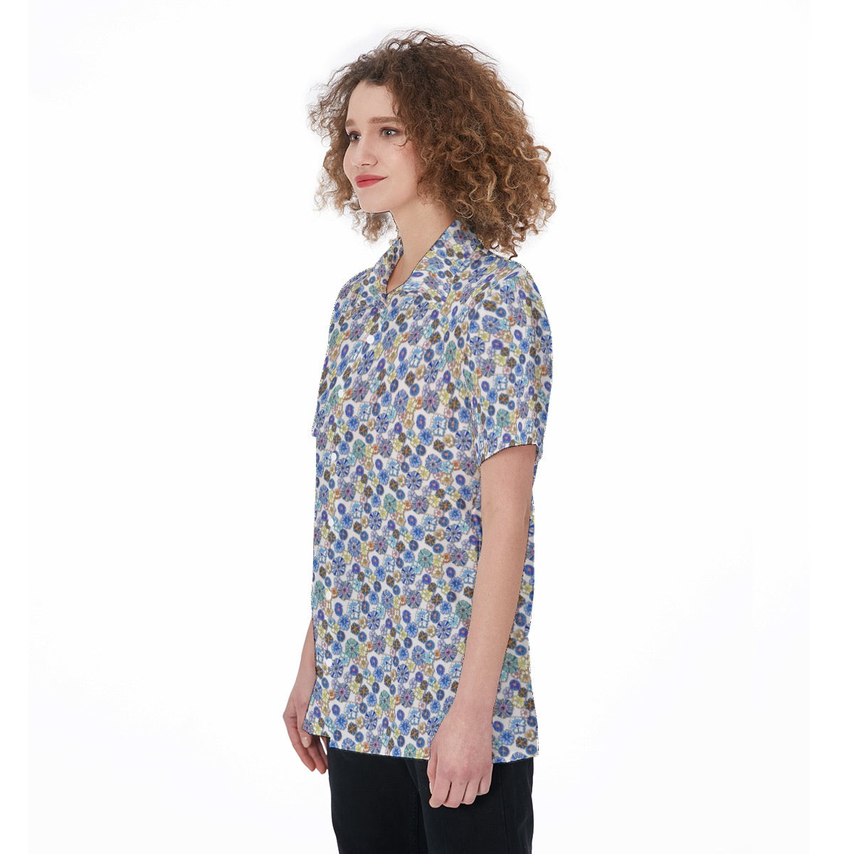 Barbados All-over Print Women's Blouse