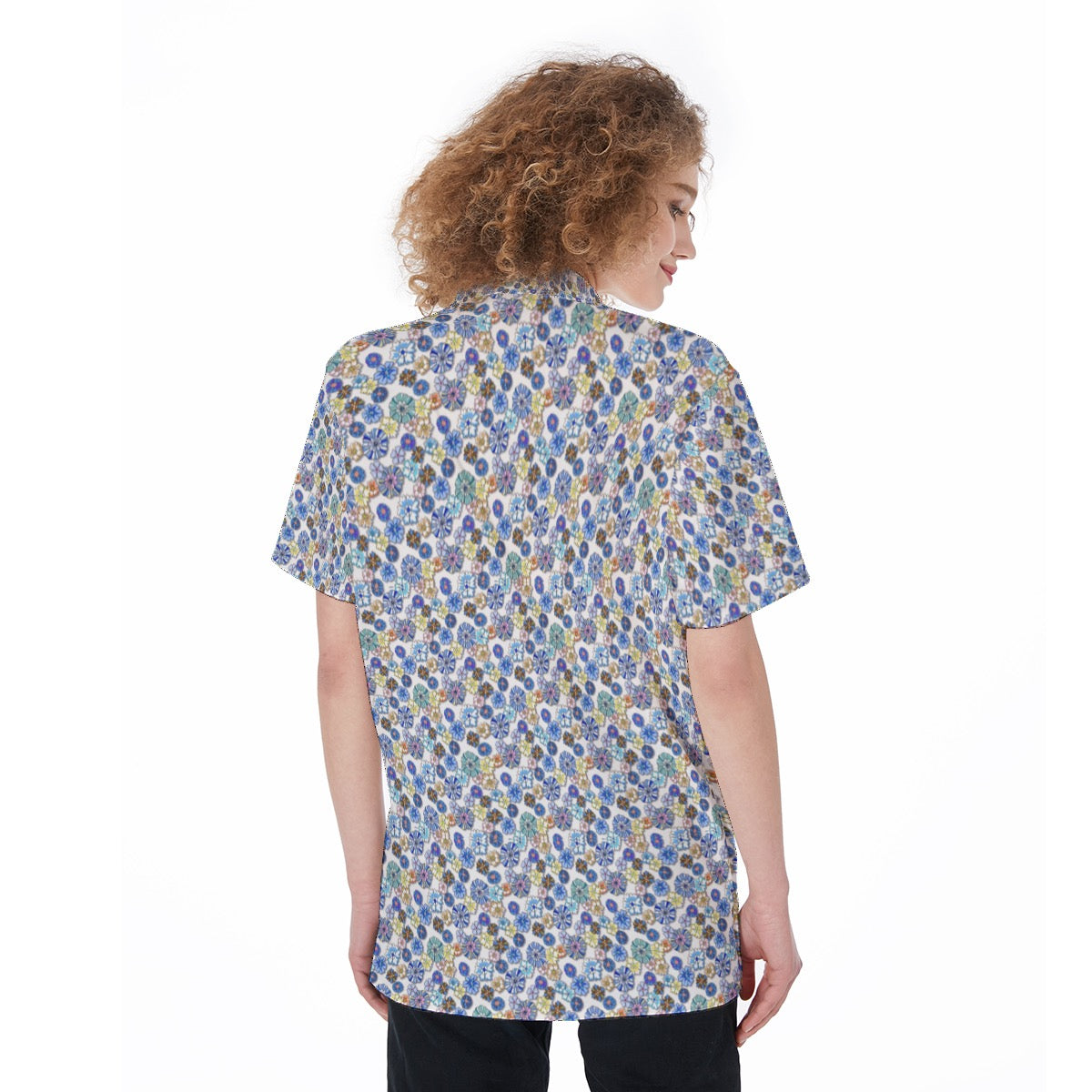 Barbados All-over Print Women's Blouse