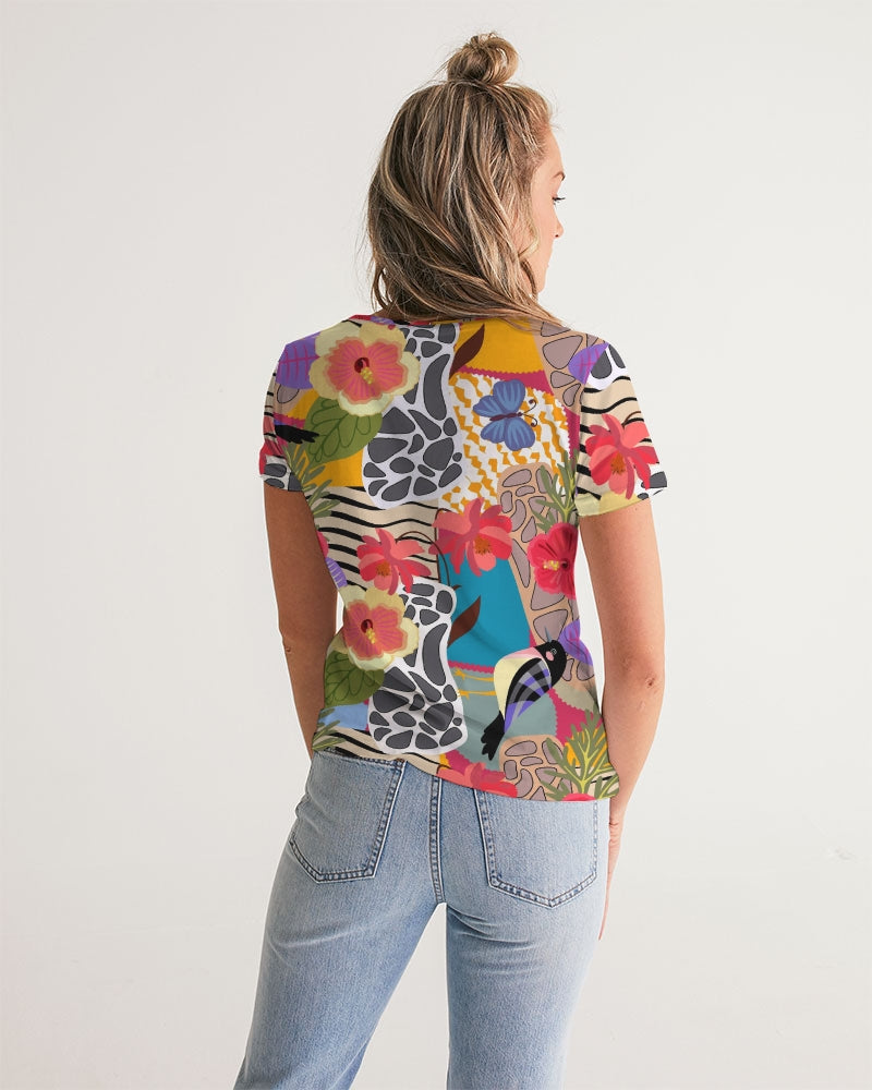 Bird of Paradise Women's V-Neck Tee
