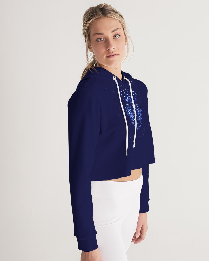 Nocturne Women's Cropped Hoodie | Always Get Lucky