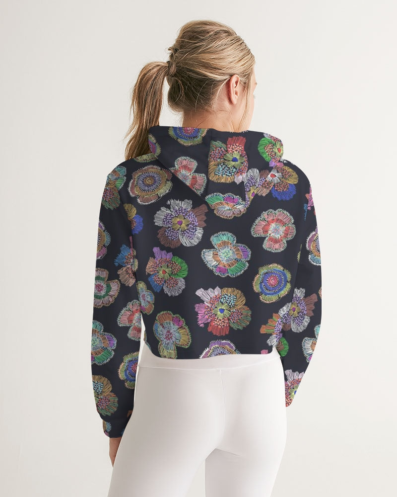Blooming Women's Cropped Hoodie