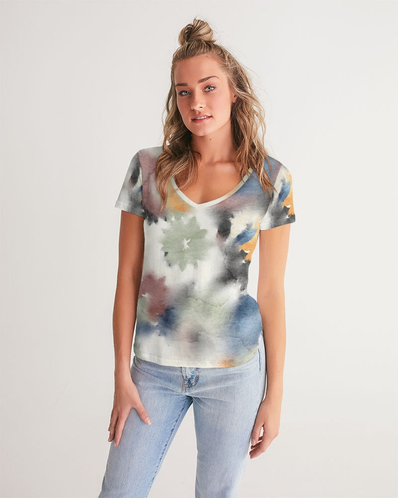 Faded Love Women's V-Neck Tee | Always Get Lucky