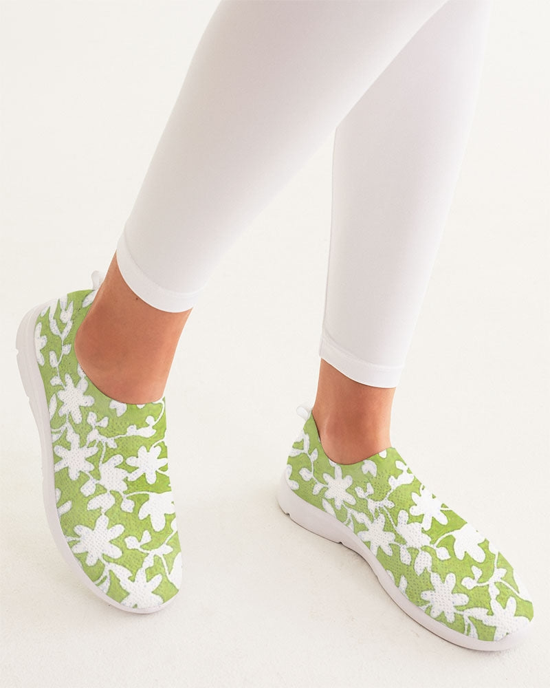Caro Flower Grass Women's Slip-On Flyknit Shoe