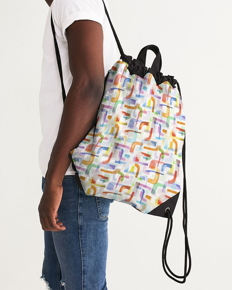 Boomerang Canvas Drawstring Bag