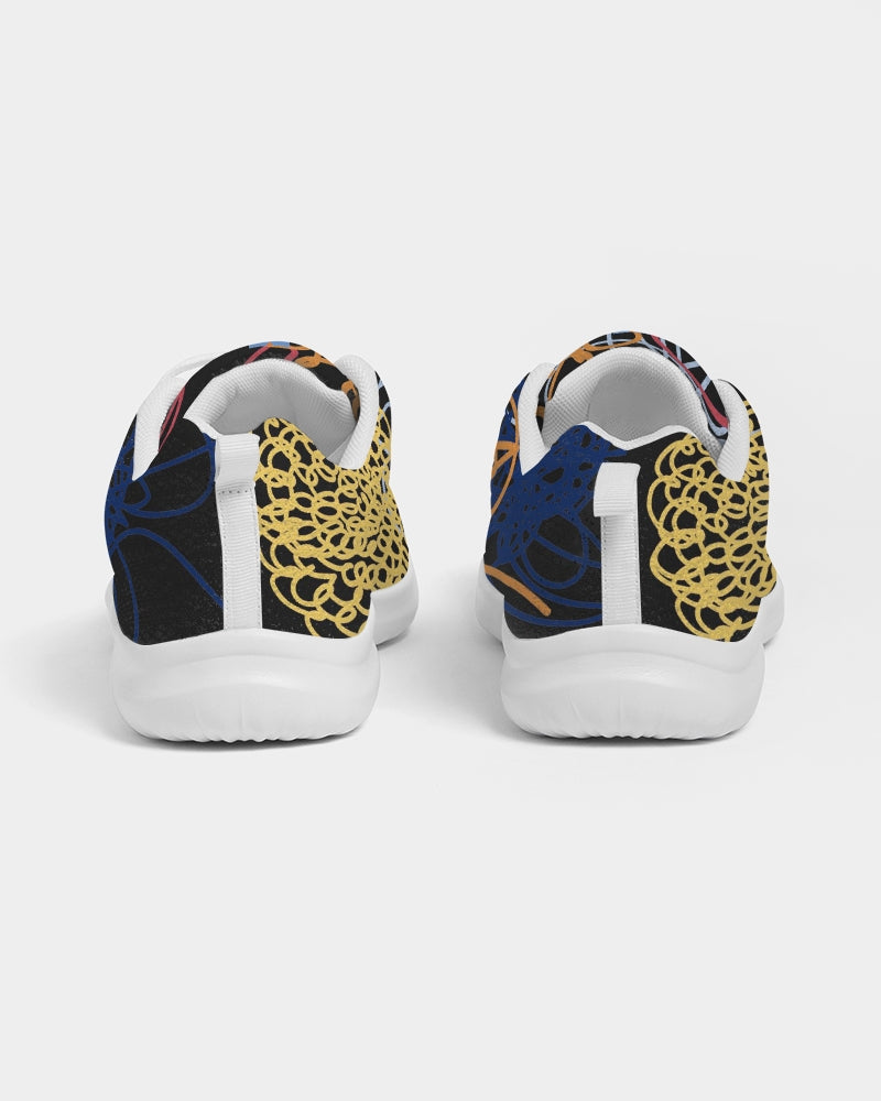 Lucky Scribble Black Men's Athletic Shoe