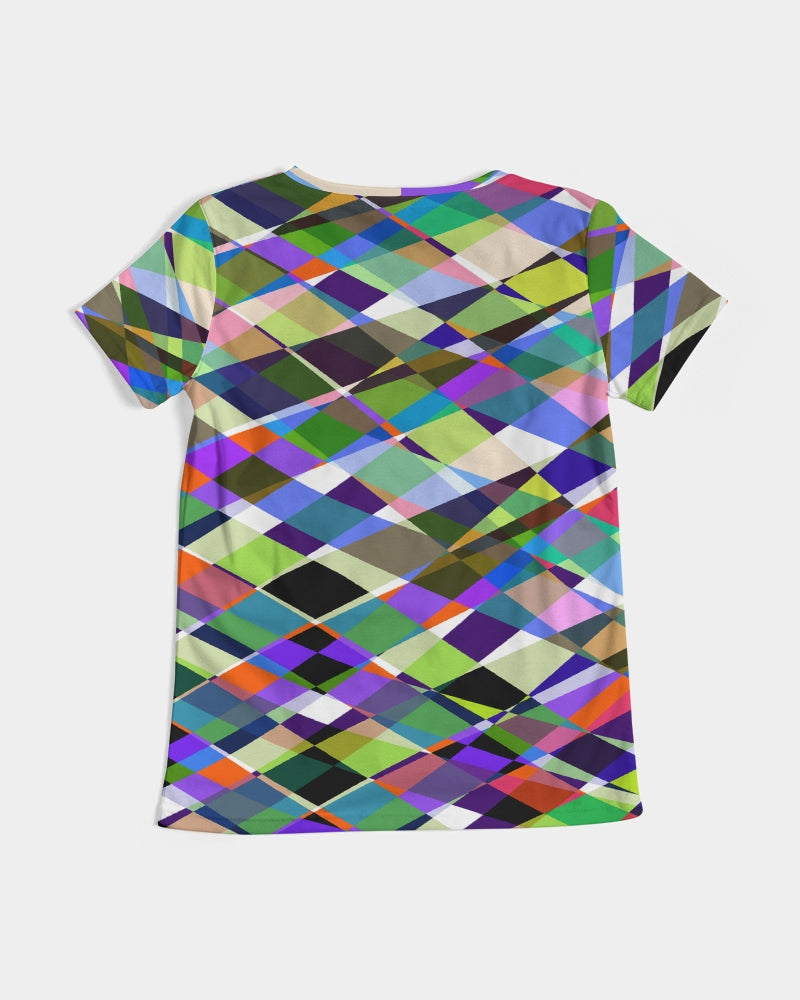 Oslo Multi Color Women's V-Neck Tee