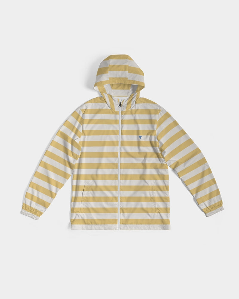 Classic Vluxe Yellow Stripe Men's Windbreaker